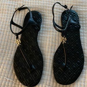 Black Sandals by Tory Burch